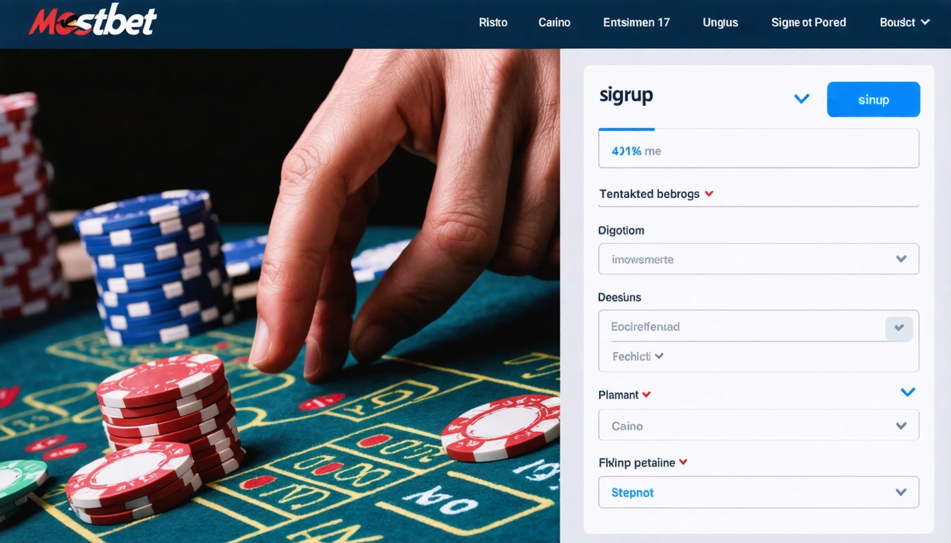 signup Mostbet